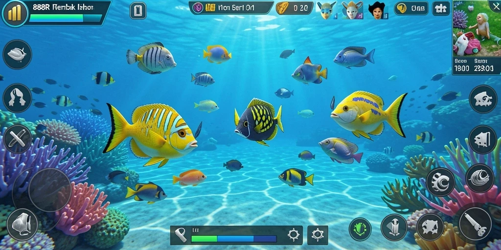 Screenshot gameplay Tembak Ikan 888R yang seru dan menegangkan.