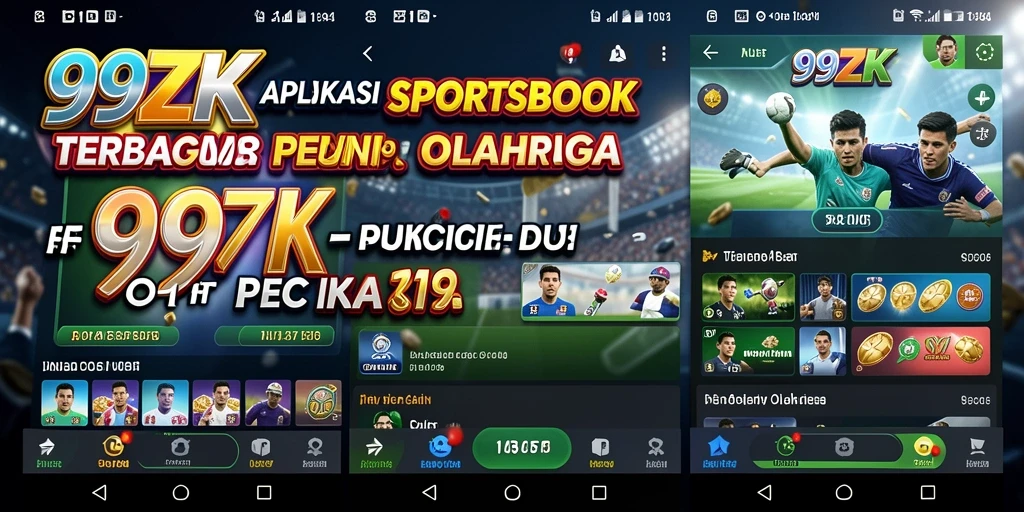 Screenshot gameplay menarik 99ZK dalam taruhan olahraga.