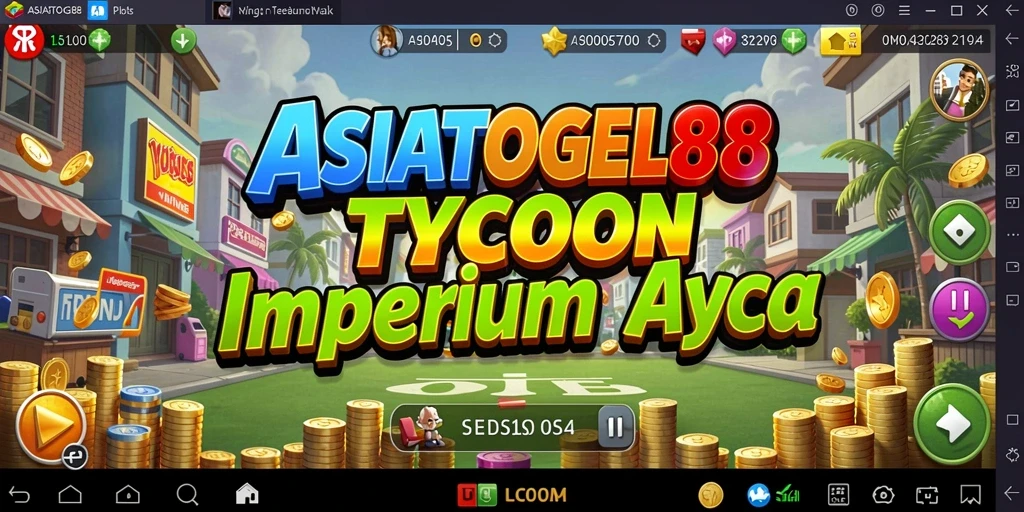 Screenshot gameplay ASIATOGEL88 menampilkan aksi membangun imperium Tycoon.