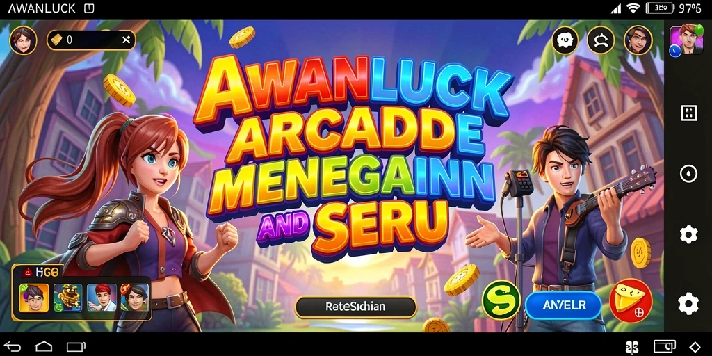 Tampilan menarik dari gameplay AWANLUCK yang penuh warna dan seru.