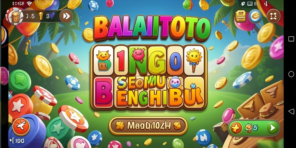 Tampilan gameplay menarik di BALAITOTO dengan suasana bingo yang seru.