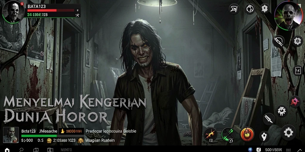 Tangkapan layar menampilkan suasana mencekam dari gameplay BATA123.