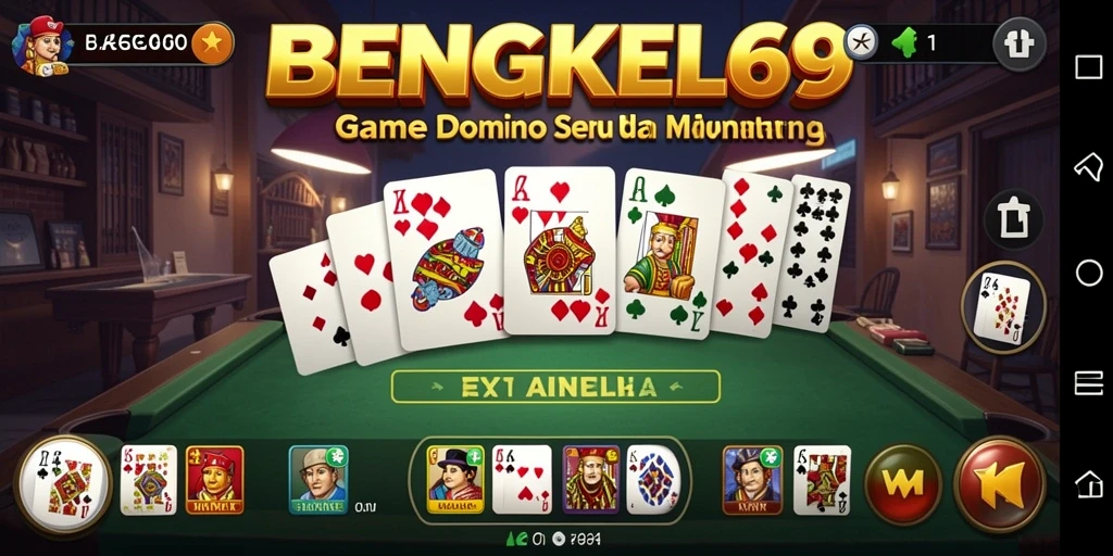 Gambaran akhir permainan Domino yang seru dan kompetitif.