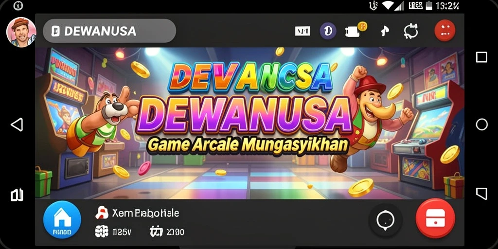 Tampilan gameplay seru dalam DEWANUSA dengan aksi Arcade yang menarik.