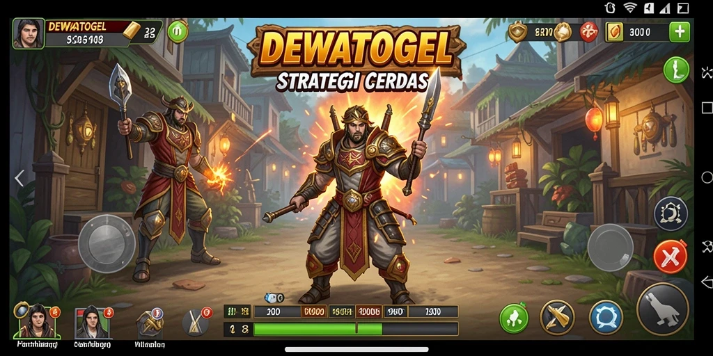 Tangkapan layar gameplay DEWATOGEL menampilkan aksi seru Tower Defense.