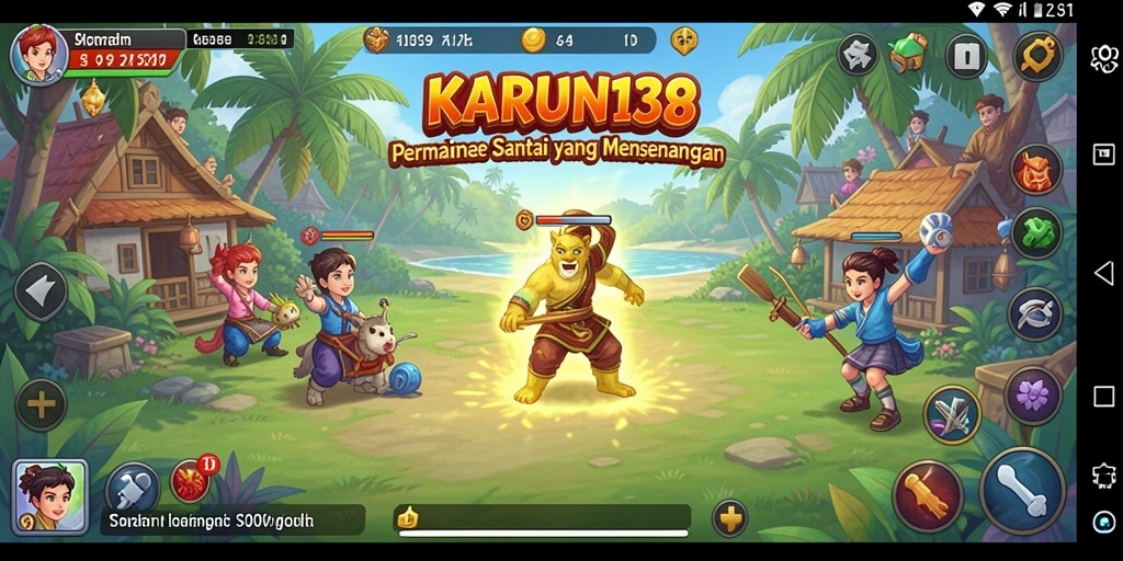 Screenshot permainan KARUN138 yang menunjukkan gameplay menarik.