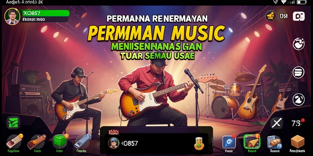 Gameplay menarik dengan koleksi lagu yang beragam di KO857.