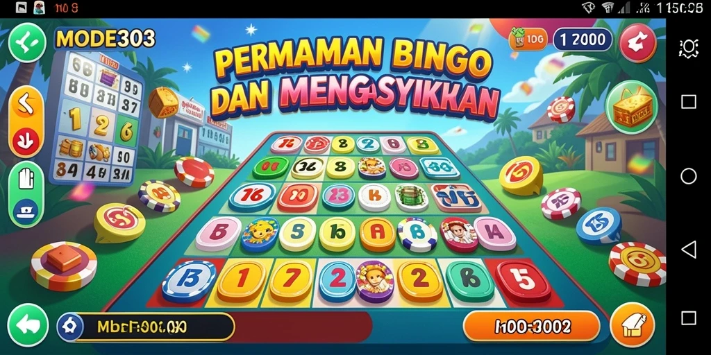 Screenshot dari gameplay MODE303 yang seru dan penuh warna.