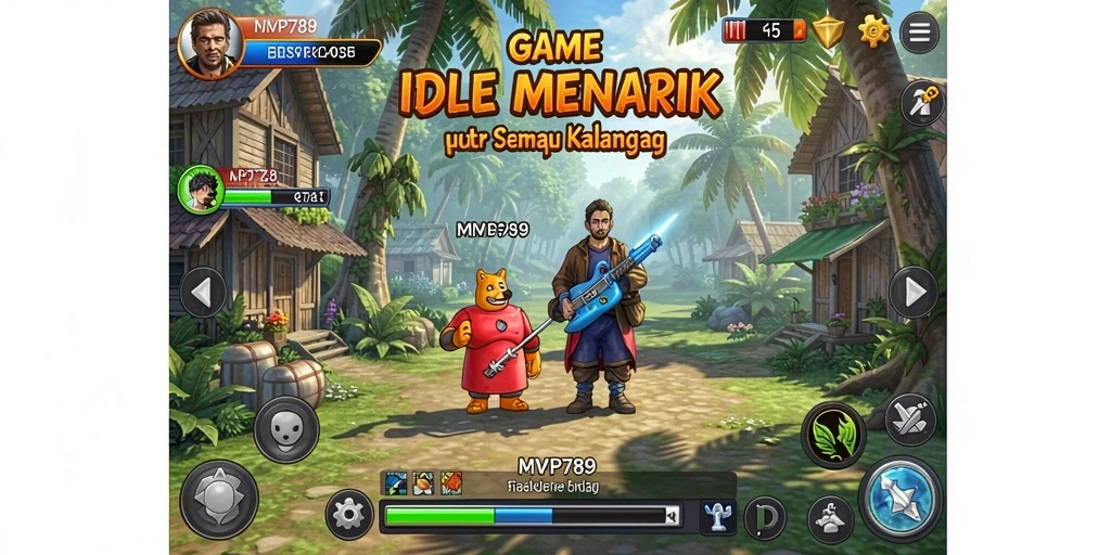 Tampilan gameplay MVP789 yang menarik dan interaktif dalam mode Idle.