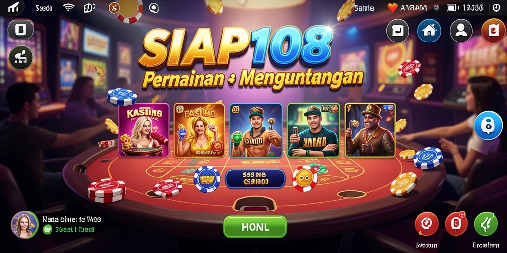 Tampilan menarik dan gameplay seru di SIAP108.