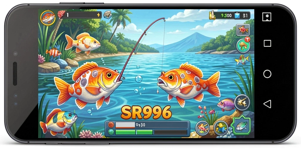 Tangkapan ikan yang memukau dalam permainan SR996.