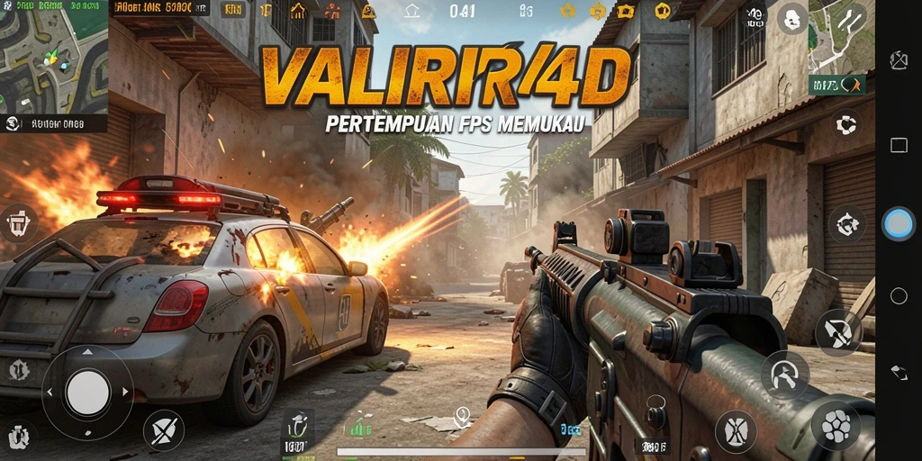 Gameplay intens dari VALIR4D dengan aksi tembak-menembak yang mendebarkan.