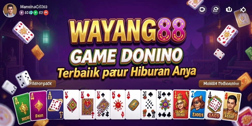 Tangkapan layar gameplay WAYANG88 menunjukkan momen seru permainan Domino.