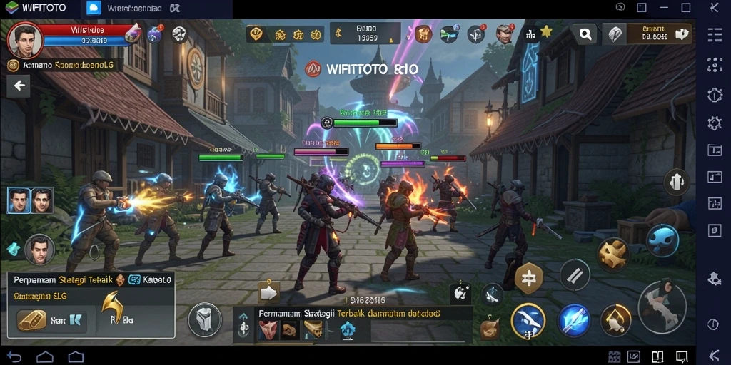 Tampak gameplay seru WIFITOTO dengan strategi dan kolaborasi.